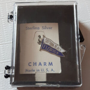 Vintage Sterling Silver Charm Daytona Beach Florid